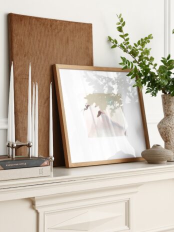 Fireplace Mantle Styling